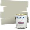 imagePRESTIGE Paints Exterior Paint and Primer In One 1Gallon SemiGloss Comparable Match of Benjamin Moore Sebring White1501BMPCM