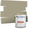 imagePRESTIGE Paints Exterior Paint and Primer In One 1Gallon SemiGloss Comparable Match of Benjamin Moore Sebring White1503BMPCM