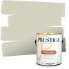 imagePRESTIGE Paints Exterior Paint and Primer In One 1Gallon SemiGloss Comparable Match of Benjamin Moore Sebring White1508BMPCM