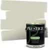 imagePRESTIGE Paints Exterior Paint and Primer In One 1Gallon SemiGloss Comparable Match of Benjamin Moore Sebring White1508BMPCM
