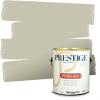 imagePRESTIGE Paints Exterior Paint and Primer In One 1Gallon SemiGloss Comparable Match of Benjamin Moore Sebring White1509BMPCM