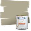 imagePRESTIGE Paints Exterior Paint and Primer In One 1Gallon SemiGloss Comparable Match of Benjamin Moore Sebring White1510BMPCM