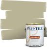 imagePRESTIGE Paints Exterior Paint and Primer In One 1Gallon SemiGloss Comparable Match of Benjamin Moore Sebring White1517BMPCM