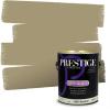 imagePRESTIGE Paints Exterior Paint and Primer In One 1Gallon SemiGloss Comparable Match of Benjamin Moore Sebring White1518BMPCM