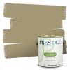 imagePRESTIGE Paints Exterior Paint and Primer In One 1Gallon SemiGloss Comparable Match of Benjamin Moore Sebring White1518BMPCM