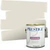 imagePRESTIGE Paints Exterior Paint and Primer In One 1Gallon SemiGloss Comparable Match of Benjamin Moore Sebring White1520BMPCM