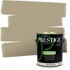 imagePRESTIGE Paints Exterior Paint and Primer In One 1Gallon SemiGloss Comparable Match of Benjamin Moore Sebring White1524BMPCM