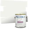 imagePRESTIGE Paints Interior Paint and Primer In One 1Gallon Eggshell Comparable Match of Benjamin Moore Oxford White869BMPCM