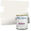 imagePRESTIGE Paints Interior Paint and Primer In One 1Gallon Eggshell Comparable Match of Benjamin Moore Oxford White876BMPCM