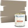imagePRESTIGE Paints Interior Paint and Primer In One 1Gallon Satin Comparable Match of Benjamin Moore Mocha CreamRaccoon Hollow