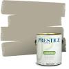 imagePRESTIGE Paints Interior Paint and Primer In One 1Gallon Satin Comparable Match of Benjamin Moore Revere PewterHC108BMPCM