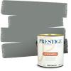 imagePRESTIGE Paints Interior Paint and Primer In One 1Gallon Satin Comparable Match of Benjamin Moore Revere PewterHC163BMPCM