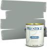imagePRESTIGE Paints Interior Paint and Primer In One 1Gallon Satin Comparable Match of Benjamin Moore Revere PewterHC164BMPCM
