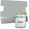 imagePRESTIGE Paints Interior Paint and Primer In One 1Gallon Satin Comparable Match of Benjamin Moore Revere PewterHC165BMPCM