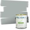 imagePRESTIGE Paints Interior Paint and Primer In One 1Gallon Satin Comparable Match of Benjamin Moore Revere PewterHC165BMPCM