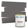 imagePRESTIGE Paints Interior Paint and Primer In One 1Gallon Satin Comparable Match of Benjamin Moore Revere PewterHC166BMPCM