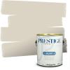imagePRESTIGE Paints Interior Paint and Primer In One 1Gallon Satin Comparable Match of Benjamin Moore Revere PewterHC173BMPCM