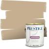 imagePRESTIGE Paints Interior Paint and Primer In One 1Gallon Satin Comparable Match of Benjamin Moore Revere PewterHC44BMPCM