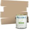imagePRESTIGE Paints Interior Paint and Primer In One 1Gallon Satin Comparable Match of Benjamin Moore Revere PewterHC47BMPCM