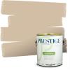 imagePRESTIGE Paints Interior Paint and Primer In One 1Gallon Satin Comparable Match of Benjamin Moore Revere PewterHC48BMPCM