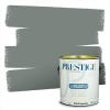 imagePRESTIGE Paints Interior Paint and Primer In One 1Gallon SemiGloss Comparable Match of Benjamin Moore Shaker Gray1567BMPCM
