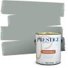 imagePRESTIGE Paints Interior Paint and Primer In One 1Gallon SemiGloss Comparable Match of Benjamin Moore Shaker Gray1579BMPCM