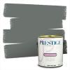 imagePRESTIGE Paints Interior Paint and Primer In One 1Gallon SemiGloss Comparable Match of Benjamin Moore Shaker Gray1581BMPCM