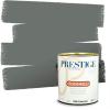 imagePRESTIGE Paints Interior Paint and Primer In One 1Gallon SemiGloss Comparable Match of Benjamin Moore Shaker Gray1581BMPCM