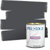 imagePRESTIGE Paints Interior Paint and Primer In One 1Gallon SemiGloss Comparable Match of Benjamin Moore Shaker Gray1596BMPCM