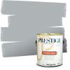 imagePRESTIGE Paints Interior Paint and Primer In One 1Gallon SemiGloss Comparable Match of Benjamin Moore Shaker Gray1599BMPCM