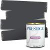 imagePRESTIGE Paints Interior Paint and Primer In One 1Gallon SemiGloss Comparable Match of Benjamin Moore Shaker Gray1603BMPCM
