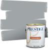 imagePRESTIGE Paints Interior Paint and Primer In One 1Gallon SemiGloss Comparable Match of Benjamin Moore Shaker Gray1606BMPCM