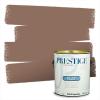 imagePRESTIGE Paints P400P1457BM Interior Paint and Primer In One Satin Comparable Match of Benjamin Moore 1 gallon White Winged Dove1236BMPCM