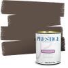 imagePRESTIGE Paints P400P1457BM Interior Paint and Primer In One Satin Comparable Match of Benjamin Moore 1 gallon White Winged Dove1239BMPCM