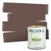 imagePRESTIGE Paints P400P1457BM Interior Paint and Primer In One Satin Comparable Match of Benjamin Moore 1 gallon White Winged Dove1246BMPCM