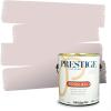 imagePRESTIGE Paints P400P1457BM Interior Paint and Primer In One Satin Comparable Match of Benjamin Moore 1 gallon White Winged Dove1248BMPCM