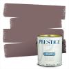 imagePRESTIGE Paints P400P1457BM Interior Paint and Primer In One Satin Comparable Match of Benjamin Moore 1 gallon White Winged Dove1252BMPCM