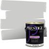 imagePRESTIGE Paints P400P1457BM Interior Paint and Primer In One Satin Comparable Match of Benjamin Moore 1 gallon White Winged Dove1459BMPCM
