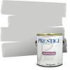 imagePRESTIGE Paints P400P1457BM Interior Paint and Primer In One Satin Comparable Match of Benjamin Moore 1 gallon White Winged Dove1459BMPCM