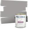 imagePRESTIGE Paints P400P1457BM Interior Paint and Primer In One Satin Comparable Match of Benjamin Moore 1 gallon White Winged Dove1461BMPCM
