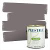 imagePRESTIGE Paints P400P1457BM Interior Paint and Primer In One Satin Comparable Match of Benjamin Moore 1 gallon White Winged Dove1462BMPCM