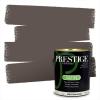 imagePRESTIGE Paints P400P1457BM Interior Paint and Primer In One Satin Comparable Match of Benjamin Moore 1 gallon White Winged Dove1463BMPCM