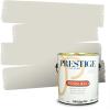 imagePRESTIGE Paints P400P1457BM Interior Paint and Primer In One Satin Comparable Match of Benjamin Moore 1 gallon White Winged Dove1464BMPCM