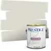 imagePRESTIGE Paints P400P1457BM Interior Paint and Primer In One Satin Comparable Match of Benjamin Moore 1 gallon White Winged Dove1464BMPCM