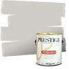 imagePRESTIGE Paints P400P1457BM Interior Paint and Primer In One Satin Comparable Match of Benjamin Moore 1 gallon White Winged Dove1465BMPCM