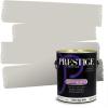 imagePRESTIGE Paints P400P1457BM Interior Paint and Primer In One Satin Comparable Match of Benjamin Moore 1 gallon White Winged Dove1465BMPCM