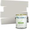 imagePRESTIGE Paints P400P1457BM Interior Paint and Primer In One Satin Comparable Match of Benjamin Moore 1 gallon White Winged Dove1465BMPCM