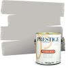 imagePRESTIGE Paints P400P1457BM Interior Paint and Primer In One Satin Comparable Match of Benjamin Moore 1 gallon White Winged Dove1466BMPCM