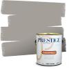 imagePRESTIGE Paints P400P1457BM Interior Paint and Primer In One Satin Comparable Match of Benjamin Moore 1 gallon White Winged Dove1468BMPCM