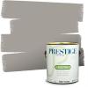 imagePRESTIGE Paints P400P1457BM Interior Paint and Primer In One Satin Comparable Match of Benjamin Moore 1 gallon White Winged Dove1468BMPCM